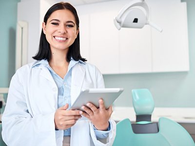 Dentist smiles?